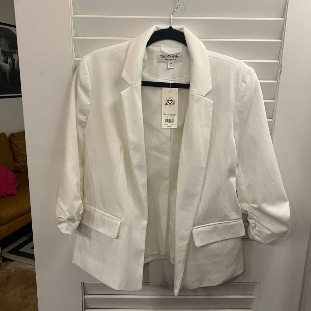 White blazer